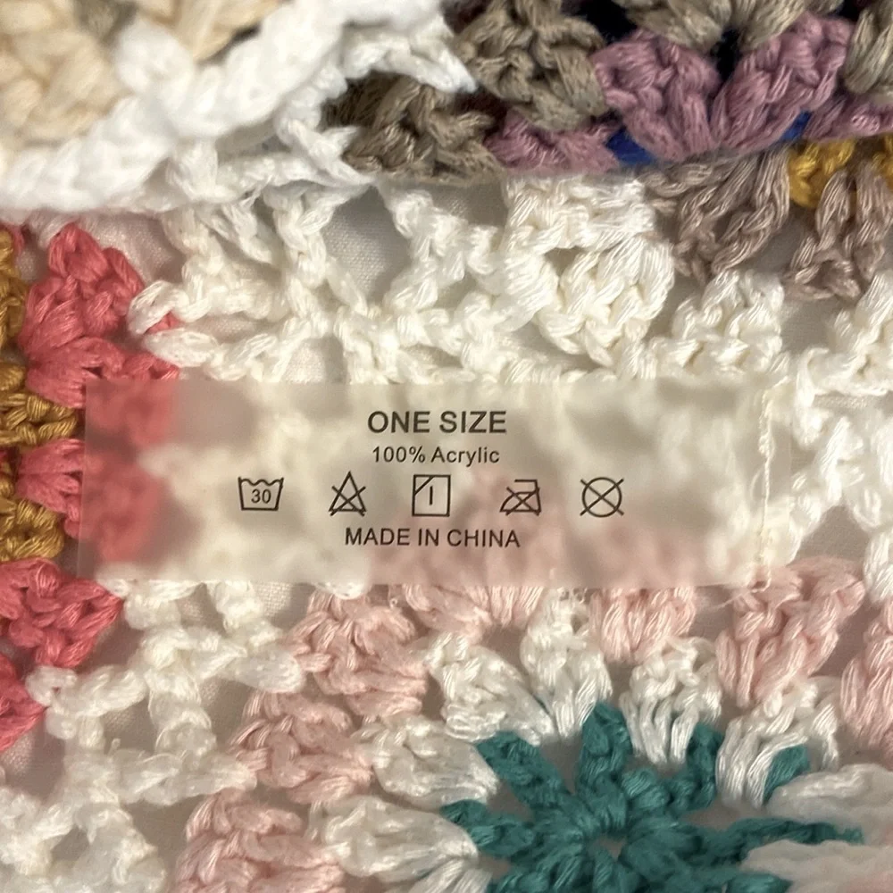 Crochet Crop-Top - One Size - Picture 3 of 3